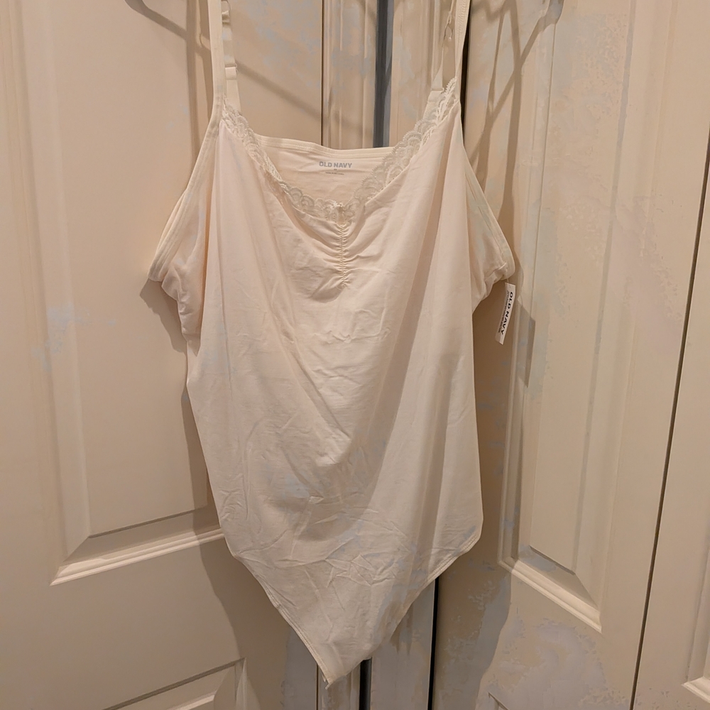 Old Navy Cream Bodysuit